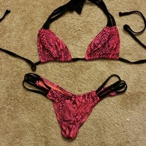 Snakeskin custom bikini